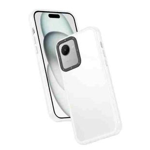 For Realme C30s Frame Two Color Lens Ring TPU Phone Case(Transparent)