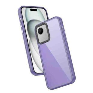 For Realme C30s Frame Two Color Lens Ring TPU Phone Case(Purple)