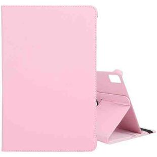 For iPad Air 13 2024 360 Degree Rotation Litchi Texture Leather Tablet Case with Holder(Pink)