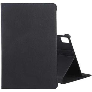 For iPad Air 11 2024 360 Degree Rotation Litchi Texture Leather Tablet Case with Holder(Black)