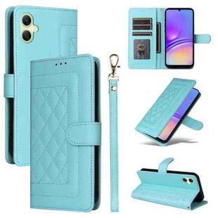 For Samsung Galaxy A05 Diamond Lattice Leather Flip Phone Case(Mint Green)
