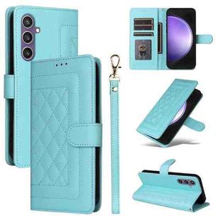 For Samsung Galaxy S23 FE 5G Diamond Lattice Leather Flip Phone Case(Mint Green)