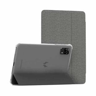 For Fpad5 HEADWOLF Silicone Inner Cover Tablet PC Leather Case(Grey)