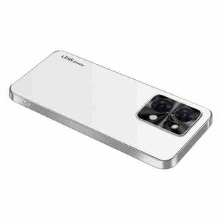 For OPPO Reno7 Pro AG Frosted Electroplating Acrylic Phone Case(Silver White)