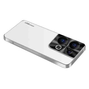 For OPPO Reno9 Pro+ AG Frosted Electroplating Acrylic Phone Case(Silver White)