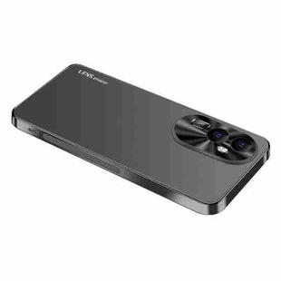 For OPPO Reno10 Pro+ AG Frosted Electroplating Acrylic Phone Case(Black)