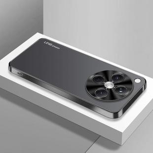 For OPPO Find X8 Pro AG Frosted Electroplating Acrylic Phone Case(Black)