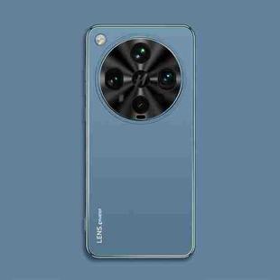 For OPPO Find X8 Ultra AG Frosted Electroplating Acrylic Phone Case(Navy Blue)