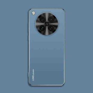 For OPPO Find X8s AG Frosted Electroplating Acrylic Phone Case(Navy Blue)
