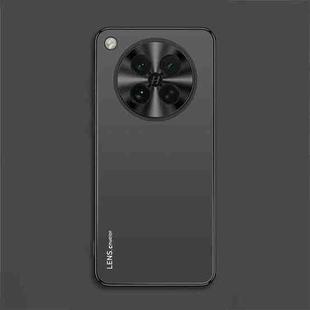 For OPPO Find X8s AG Frosted Electroplating Acrylic Phone Case(Black)