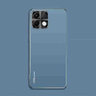 For OPPO K13 / K12s AG Frosted Electroplating Acrylic Phone Case(Navy Blue)