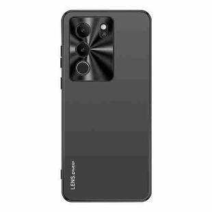 For vivo S17 / S17 Pro AG Frosted Electroplating Acrylic Phone Case(Black)