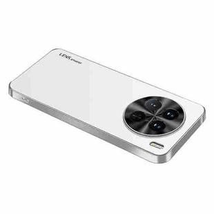For vivo X90 Pro AG Frosted Electroplating Acrylic Phone Case(Silver White)
