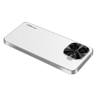 For vivo iQOO Z9 Turbo AG Frosted Electroplating Acrylic Phone Case(Silver White)