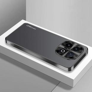 For vivo iQOO 13 AG Frosted Electroplating Acrylic Phone Case(Black)
