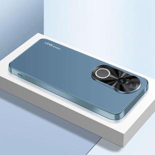 For vivo S20 AG Frosted Electroplating Acrylic Phone Case(Navy Blue)