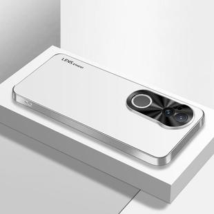For vivo S20 AG Frosted Electroplating Acrylic Phone Case(Silver White)
