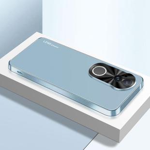 For vivo S20 AG Frosted Electroplating Acrylic Phone Case(Sierra Blue)
