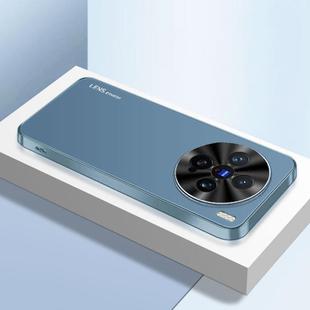 For vivo X200 Pro mini AG Frosted Electroplating Acrylic Phone Case(Navy Blue)