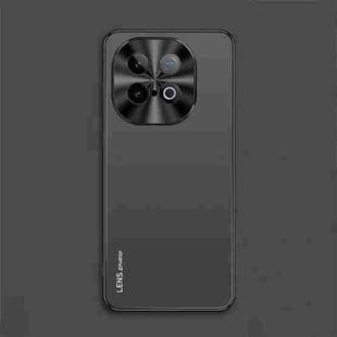 For vivo Y300 GT AG Frosted Electroplating Acrylic Phone Case(Black)