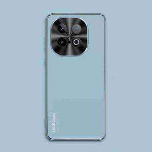 For vivo Y300 GT AG Frosted Electroplating Acrylic Phone Case(Sierra Blue)