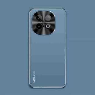 For vivo iQOO Z10 Turbo AG Frosted Electroplating Acrylic Phone Case(Navy Blue)