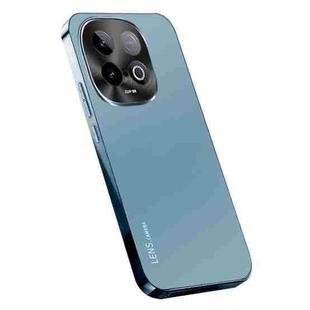 For vivo iQOO Neo 10 AG Frosted Electroplating Acrylic Phone Case(Navy Blue)