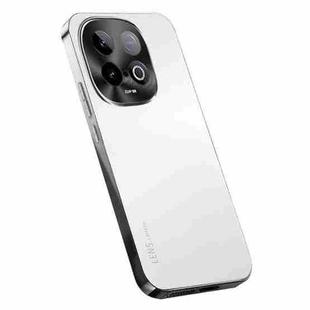 For vivo iQOO Neo 10 AG Frosted Electroplating Acrylic Phone Case(Silver White)