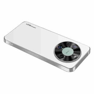 For Huawei Mate 60 Pro AG Frosted Electroplating Acrylic Phone Case(Silver White)