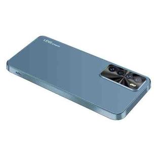 For Huawei nova 7 5G AG Frosted Electroplating Acrylic Phone Case(Navy Blue)