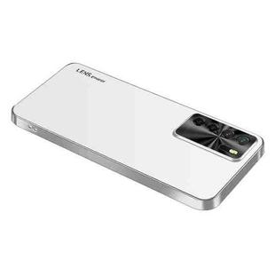 For Huawei nova 7 SE AG Frosted Electroplating Acrylic Phone Case(Silver White)