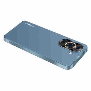 For Huawei nova 10 Pro AG Frosted Electroplating Acrylic Phone Case(Navy Blue)
