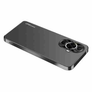 For Huawei nova 12 Lite AG Frosted Electroplating Acrylic Phone Case(Black)