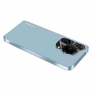 For Huawei Pura 70 Ultra AG Frosted Electroplating Acrylic Phone Case(Sierra Blue)