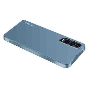 For Huawei P30 AG Frosted Electroplating Acrylic Phone Case(Navy Blue)