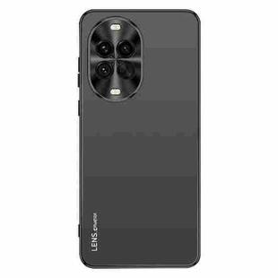 For Huawei nova 14 Pro AG Frosted Electroplating Acrylic Phone Case(Black)