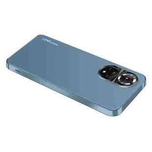 For Honor 50 Pro AG Frosted Electroplating Acrylic Phone Case(Navy Blue)