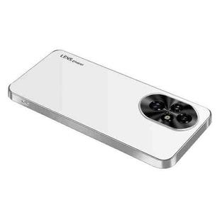 For Honor 200 Pro AG Frosted Electroplating Acrylic Phone Case(Silver White)