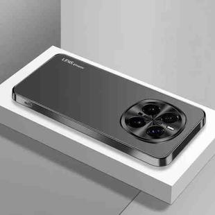 For Honor Magic7 Pro AG Frosted Electroplating Acrylic Phone Case(Black)