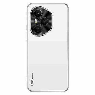 For Honor 400 Pro Global 160.8mm AG Frosted Electroplating Acrylic Phone Case(Silver White)