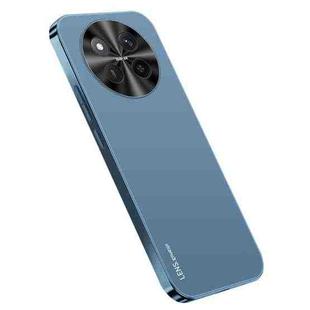 For Honor X9c AG Frosted Electroplating Acrylic Phone Case(Navy Blue)