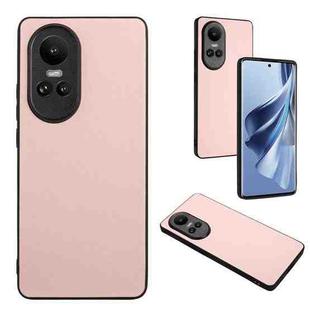 For OPPO Reno10/Reno10 Pro 5G Global R20 Leather Pattern Phone Single Case(Pink)