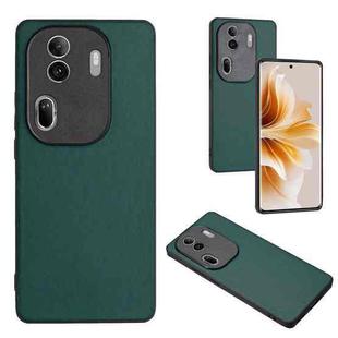 For OPPO Reno11 Pro Global R20 Leather Pattern Phone Single Case(Green)