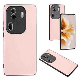 For OPPO Reno11 Pro Global R20 Leather Pattern Phone Single Case(Pink)