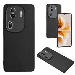 For OPPO Reno11 Pro Global R20 Leather Pattern Phone Single Case(Black)