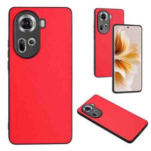 For OPPO Reno11 Global R20 Leather Pattern Phone Single Case(Red)