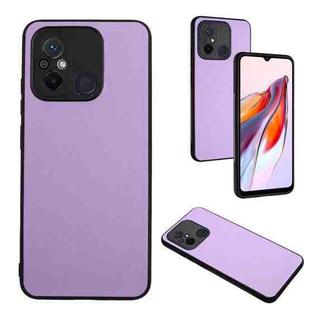 For Xiaomi Redmi 12C/11A R20 Leather Pattern Phone Single Case(Purple)