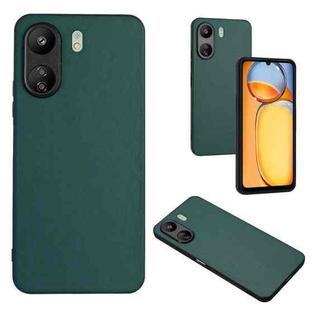 For Xiaomi Redmi 13C 4G Global/Poco C65 R20 Leather Pattern Phone Single Case(Green)