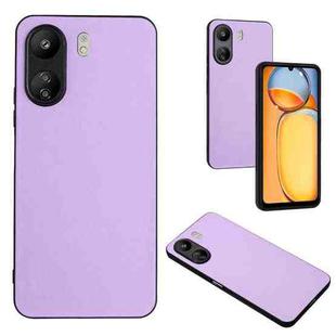 For Xiaomi Redmi 13C 4G Global/Poco C65 R20 Leather Pattern Phone Single Case(Purple)