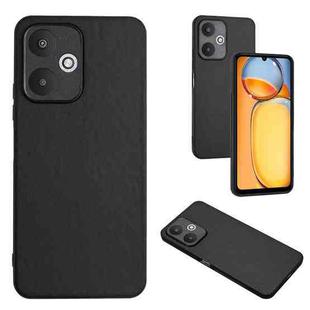 For Xiaomi Redmi 13C 5G Global/13R R20 Leather Pattern Phone Single Case(Black)